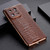 For Xiaomi 13 Pro Genuine Leather Weilai Series Nano Electroplating Phone Case(Coffee)