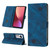 For Xiaomi 12 Pro Skin-feel Embossed Leather Phone Case(Blue)