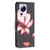For Xiaomi 13 Lite / Civi 2 Colored Drawing Leather Phone Case(Lotus)