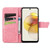 For Motorola Moto G73 Butterfly Love Flower Embossed Flip Leather Phone Case(Pink)
