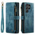 For Samsung Galaxy S23 Ultra 5G CaseMe C30 Multifunctional Leather Phone Case(Blue) For Samsung Galaxy S23 Ultra 5G CaseMe C30 Multifunctional Leather Phone Case(Blue)