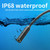 AN112 IP68 8LEDS 8mm Industrial Videoscope for 8 Pin, Length:2m Flexible Line