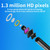 AN112 IP68 8LEDS 8mm Industrial Videoscope for 8 Pin, Length:2m Flexible Line