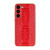 For Samsung Galaxy S23+ 5G Genuine Leather Weilai Series Nano Electroplating Phone Case(Red)