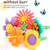 90pcs/set Children Intellectual Development DIY Assembly Flower Arrangement Toys