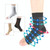 10pcs Sports Heel Invisible Toeless Compression Socks, Size: S/M(Black)