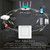 Tuya ZigBee Smart Single-fire Zero-fire Sharing Switch Phone Control Voice Panel EU Plug, Spec: 2 Buttons