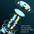 M-800 Left and Right Rotation Business Stereo Bluetooth Earphone(Skin Color)