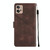 For Motorola Moto G32 Skin-feel Embossed Leather Phone Case(Brown)