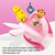 Zoo Series Plush Backpack Cute Children School Bag Shoulder Bag(Purple Unicorn)