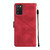 For Samsung Galaxy A03s 166.6mm Skin-feel Embossed Leather Phone Case(Red)