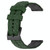 For Honor Watch GS 3 22mm Football Pattern Two-Color Silicone Watch Band(Armygreen+Black)
