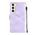For Samsung Galaxy S23+ 5G Skin-feel Embossed Leather Phone Case(Light Purple)