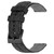 For Huawei GT2 46mm 22mm Football Pattern Two-Color Silicone Watch Band(Black+Grey)