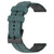 For Honor Watch GS 3 22mm Football Pattern Two-Color Silicone Watch Band(Olive Green + Black)
