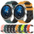 For Huawei Watch GT3 Pro 46mm 22mm Football Pattern Two-Color Silicone Watch Band(Olive Green + Black)