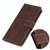 For Honor X8A Magnetic Crocodile Texture Leather Phone Case(Brown)