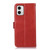 For Motorola Moto G73 5G Crazy Horse Top Layer Cowhide Leather Phone Case(Red)