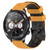 For Honor Watch Dream 22mm Football Pattern Two-Color Silicone Watch Band(Yellow+Black)