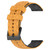 For Honor Watch Dream 22mm Football Pattern Two-Color Silicone Watch Band(Yellow+Black)