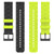 For Honor Watch Dream 22mm Football Pattern Two-Color Silicone Watch Band(Yellow+Black)