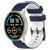 For Xiaomi MI Watch Sport 22mm Football Pattern Two-Color Silicone Watch Band(Midnight Blue + White) For Xiaomi MI Watch Sport 22mm Football Pattern Two-Color Silicone Watch Band(Midnight Blue + White)