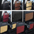 Car Seat Back Children Anti-kick Pad Back Rear Anti-dirty Universal Leather Protection Pad Storage Bag Half Pack Version (Brown)