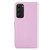 For Samsung Galaxy S23+ 5G Tricolor Stitching Flip Leather Phone Case(Pink)