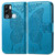 For Infinix Hot 12i Butterfly Love Flower Embossed Leather Phone Case(Blue)