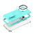 For iPhone 14 Terminator MagSafe Magnetic Holder Phone Case(Transparent Green)