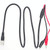 2pcs BNC To 2 x Crocodile Clips Double Head Coaxial Cable Video Cable, Length: 0.5m