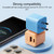 WK WP-U129 Color Sugar 20W USB+USB-C/Type-C Fast Charge Charger, CN Plug(Blue)