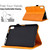 For iPad mini 6 Rhombus Embossed Leather Smart Tablet Case(Khaki)