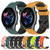 For Amazfit GTR 3 Pro 22mm Football Texture Two-Color Silicone Watch Band(Olive Green + Black)