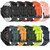 For Amazfit GTR 2 22mm Football Texture Two-Color Silicone Watch Band(Olive Green + Black)