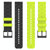For Amazfit GTR 2 22mm Football Texture Two-Color Silicone Watch Band(Olive Green + Black)