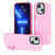 For iPhone 14 Plus Terminator MagSafe Magnetic Holder Phone Case(Pink)