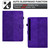 For Samsung Galaxy Tab S7 T870 / S8 X700 Rhombus Embossed Leather Smart Tablet Case(Purple)