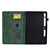 For Samsung Galaxy Tab S7 T870 / S8 X700 Rhombus Embossed Leather Smart Tablet Case(Green)