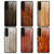 For Samsung Galaxy S23 5G Wood Grain Glass Phone Case(Black)
