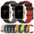 For Amazfit GTS 2 20mm Football Texture Two-Color Silicone Watch Band(Olive Green + Black)