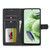 For Xiaomi Redmi Note 12 5G/Poco X5 LC.IMEEKE Calf Texture Horizontal Flip Leather Case(Black)