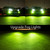 1 Pair PX15D DC12V 7.8W Car LED Fog Light (Lime Green)