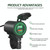 ZH-723F3 Car / Motorcycle QC3.0 Cell Phone Fast Charging Dual USB Car Charger(Green Light)