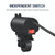 ZH-723F3 Car / Motorcycle QC3.0 Cell Phone Fast Charging Dual USB Car Charger(Green Light)