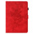 Peony Butterfly Embossed Leather Smart Tablet Case For iPad 10.2 2020/2019 / Air 10.5 2019(Red)