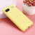 For Google Pixel 7a Pure Color Liquid Silicone Shockproof Phone Case(Yellow)