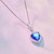 BSC775 Sterling Silver S925 Ocean Heart Zircon Plated Platinum Bracelet Bead BSC775 Sterling Silver S925 Ocean Heart Zircon Plated Platinum Bracelet Bead