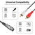 JUNSUNMAY 2 RCA Male to XLR Female Stereo Audio Cable, Cable Length:0.15m JUNSUNMAY 2 RCA Male to XLR Female Stereo Audio Cable, Cable Length:0.15m