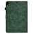 For Samsung Galaxy Tab A 10.1 2019 T510 / T515 Peony Butterfly Embossed Leather Tablet Case(Green)